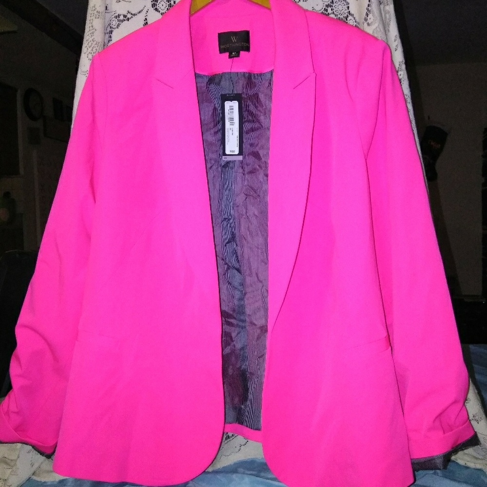 Aloha Pink 2x Worthington Jacket